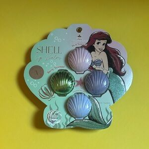 Disney Princess Shell Lip Balm Trio - Green, Purple, Blue